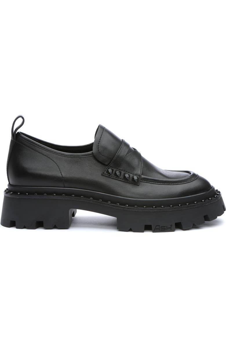 Ash Genial Stud Platform Loafer, Alternate, color,