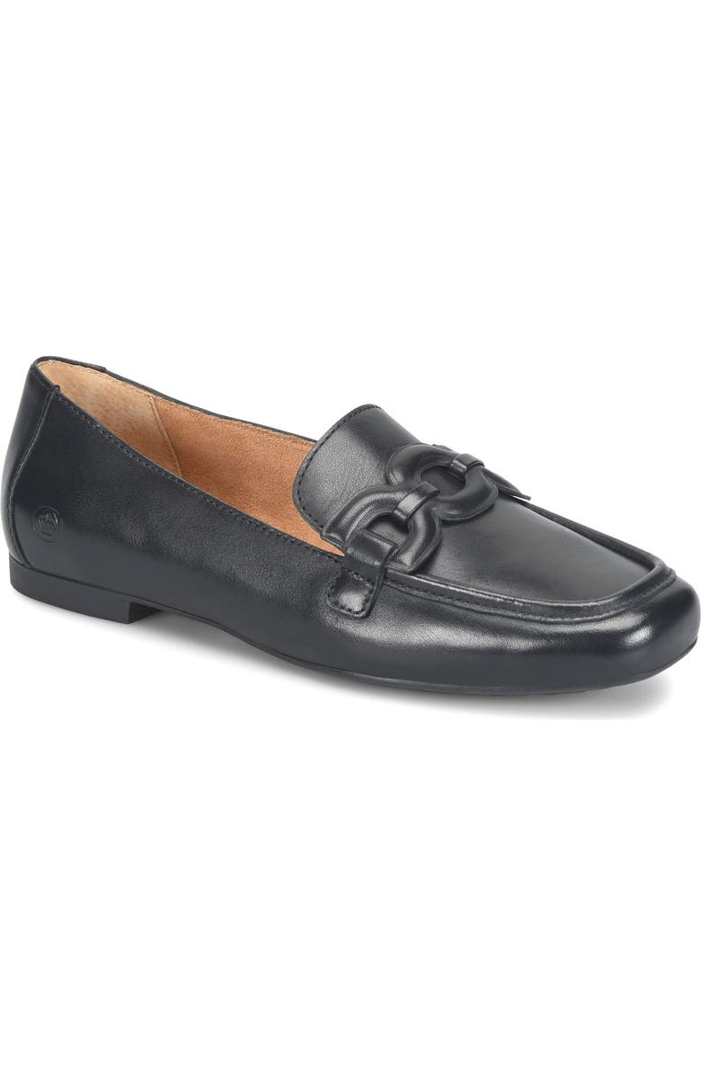 Børn Belmont Bit Loafer, Main, color, Black Leather