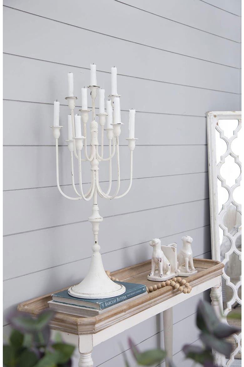 11-Light Candelabra, Alternate, color, DISTRESSED WHITE