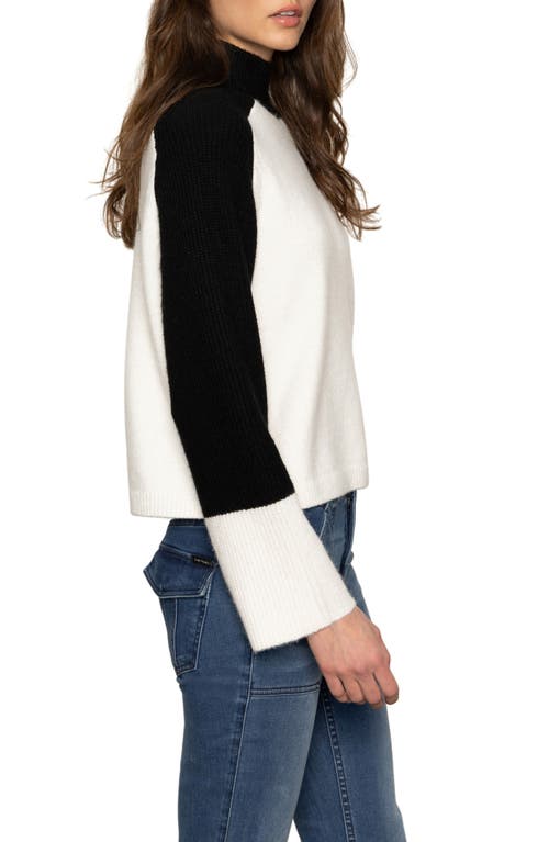 Sanctuary Downtown Colorblock Sweater In White