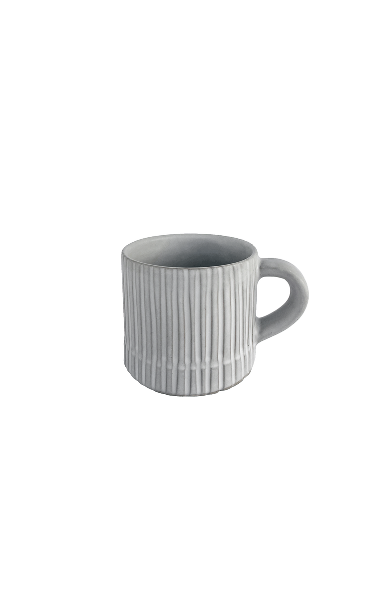 Une Vie Nomade Cloud Lines Mug, Main, color, White