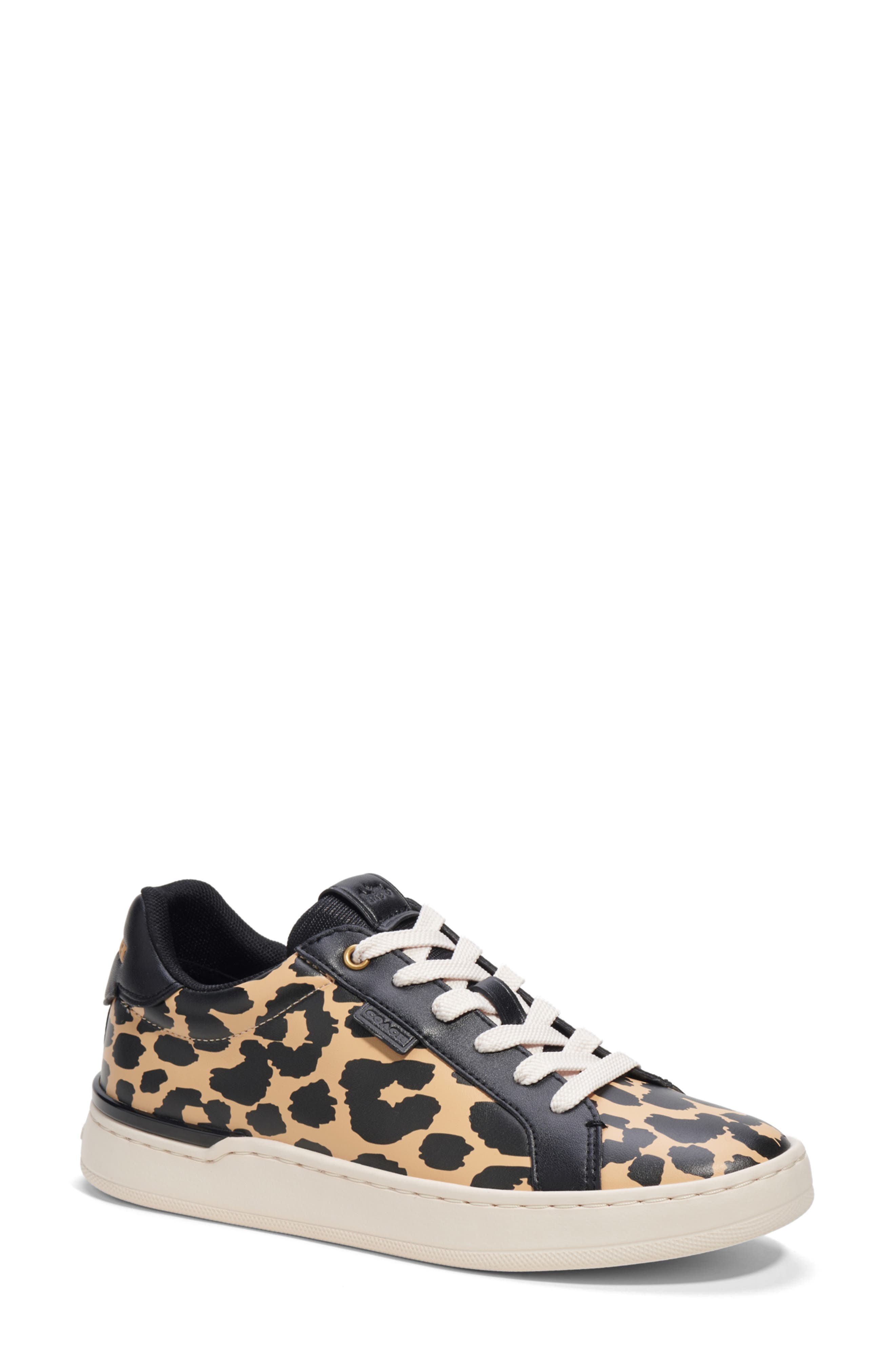 Lowline Zebra Print Sneaker, Main, color, LEOPARD