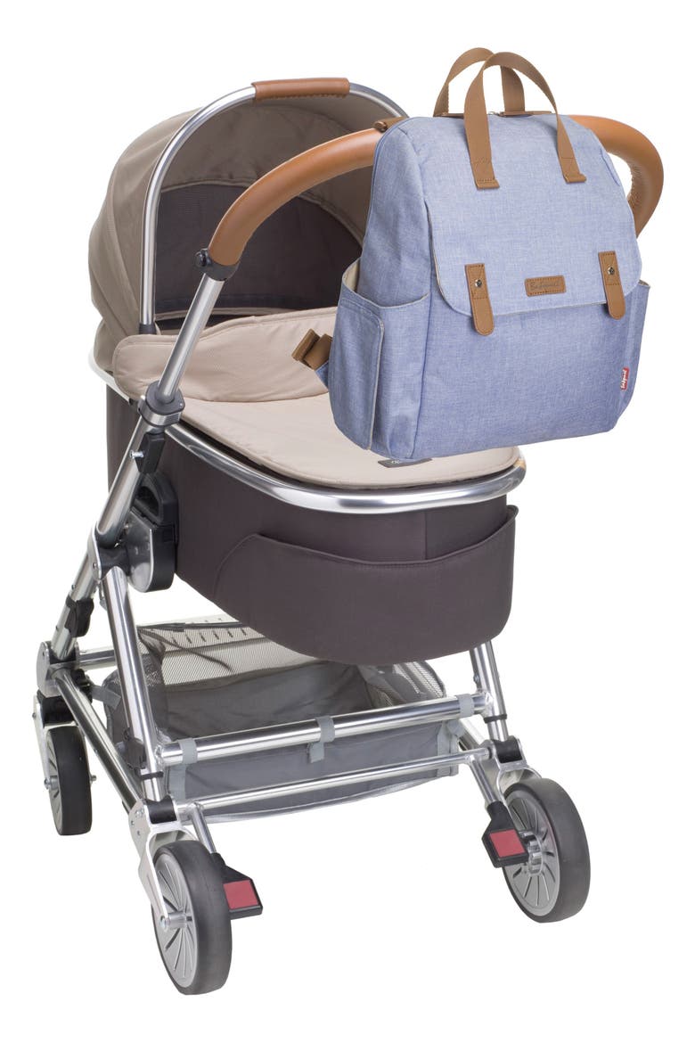 Robyn Convertible Diaper Backpack, Alternate, color, BLUEBELL
