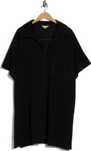 MAX STUDIO Short Sleeve Shirtdress