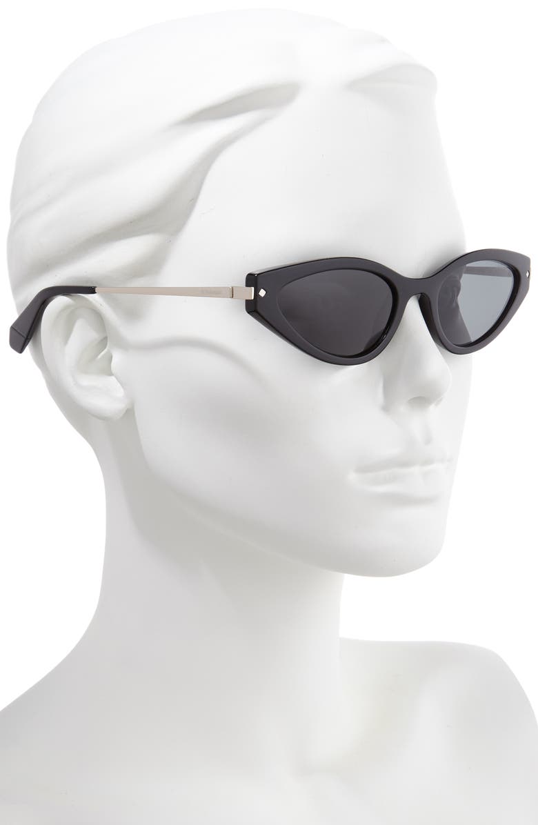 Polaroid 53mm Polarized Cat Eye Sunglasses, Alternate, color, 