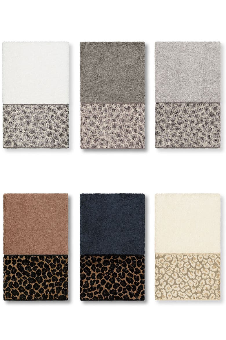 Spots Embellished Hand Towel - Light Grey, Alternate, color, LIGHT GREY