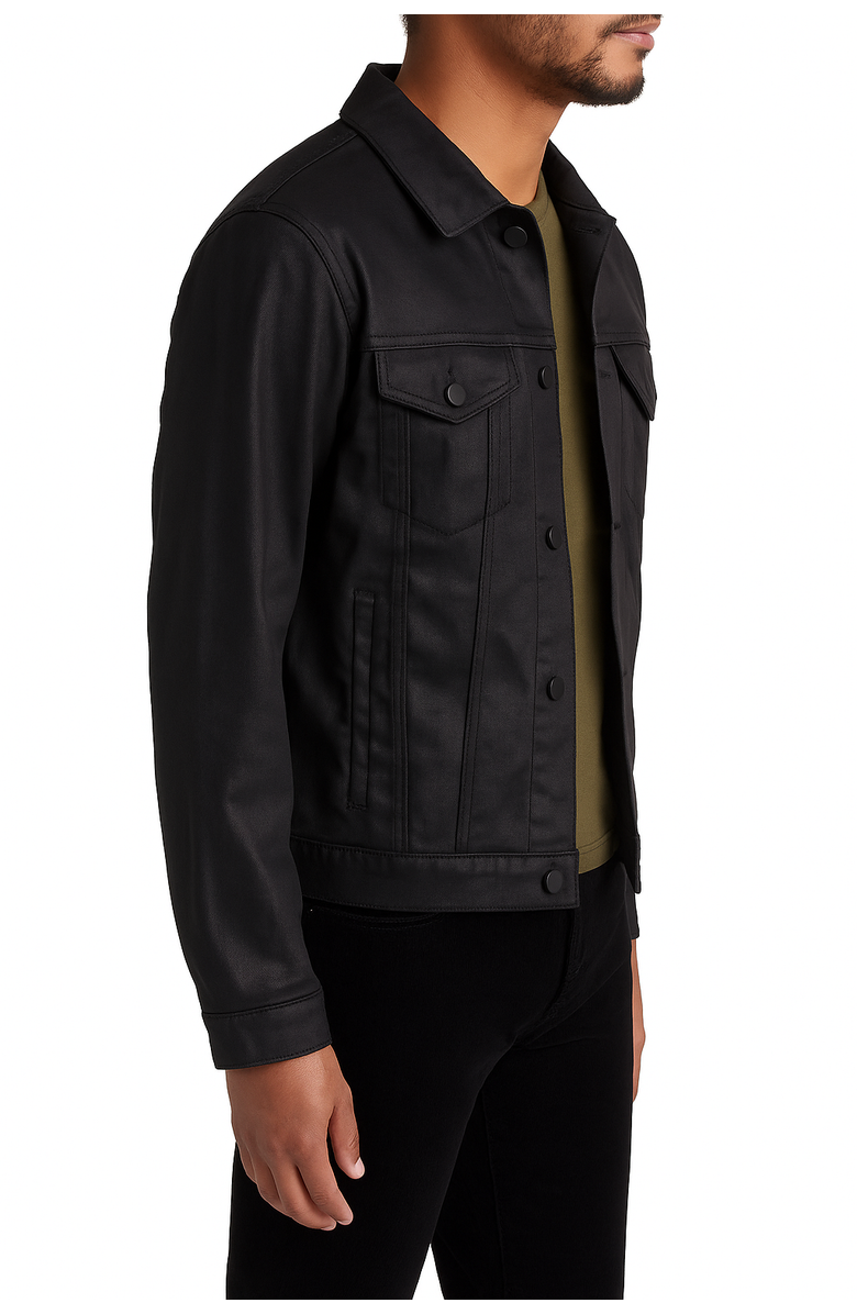 Monfrère Dean Jacket, Alternate, color, Coated Noir