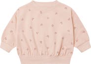 QUINCY MAE Kids' Relaxed Heart Sweatshirt