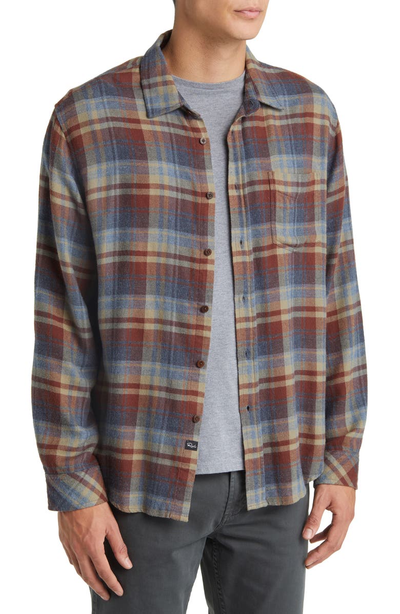 Rails Lennox Plaid Button-Up Shirt, Main, color,