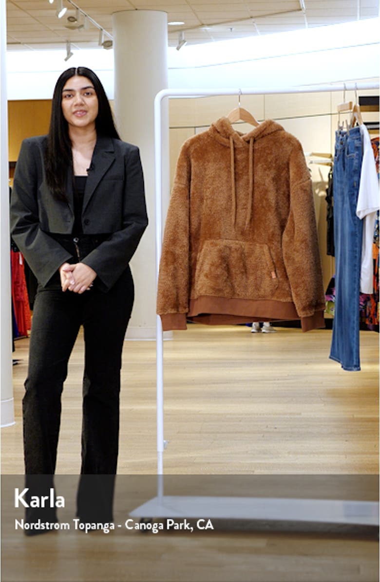 Lorya Double Face Fleece Hoodie, sales video thumbnail