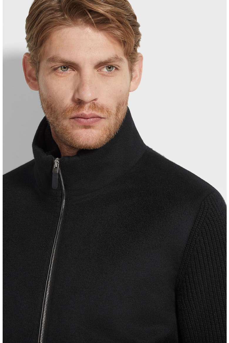 Oasi Cashmere Cardigan, Alternate, color, BLACK