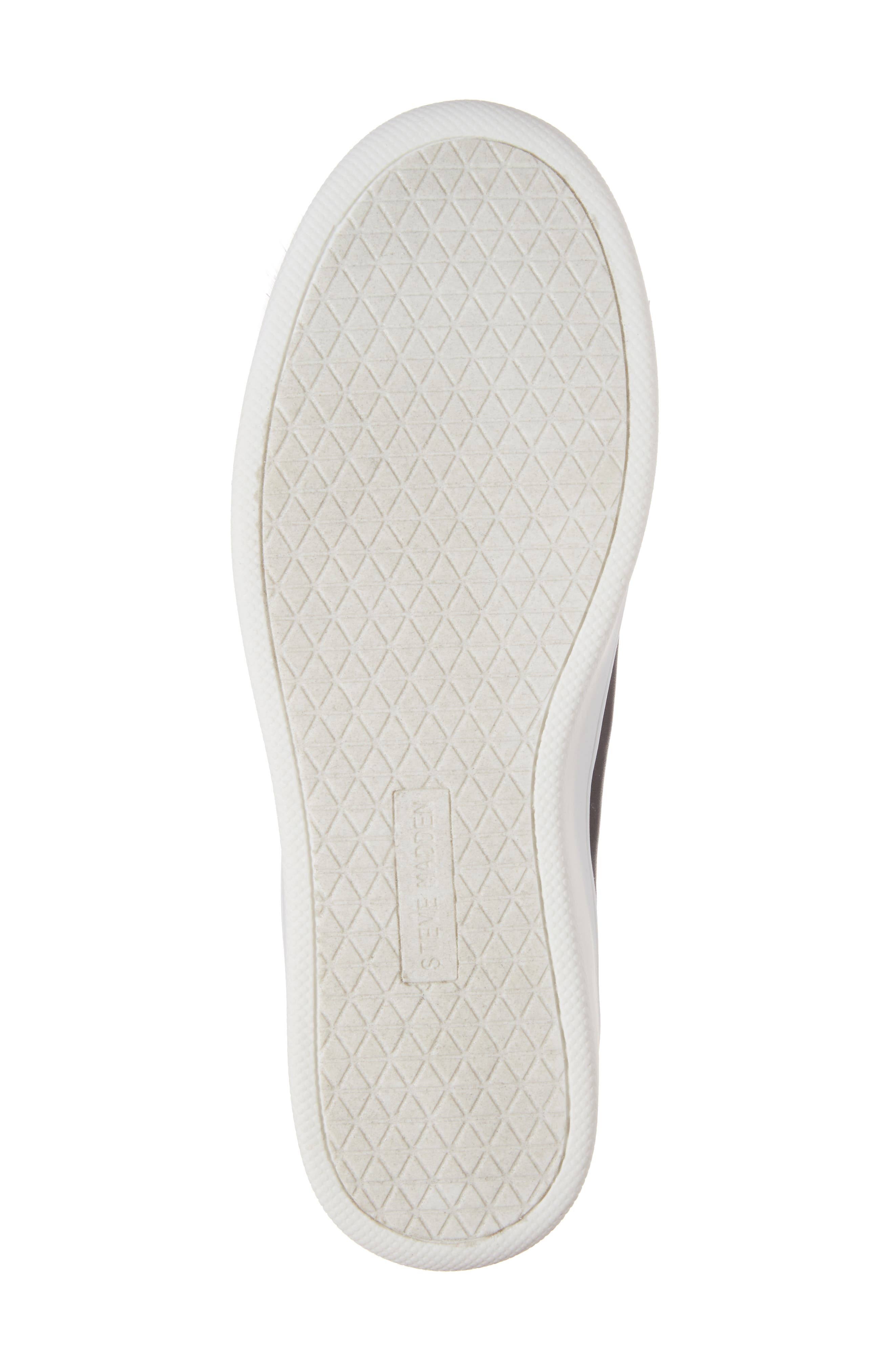 Steve Madden Breeze Faux Fur Pom Sneaker, Alternate, color, 