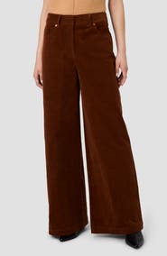 French Connection Casey Wide Leg Corduroy Pants