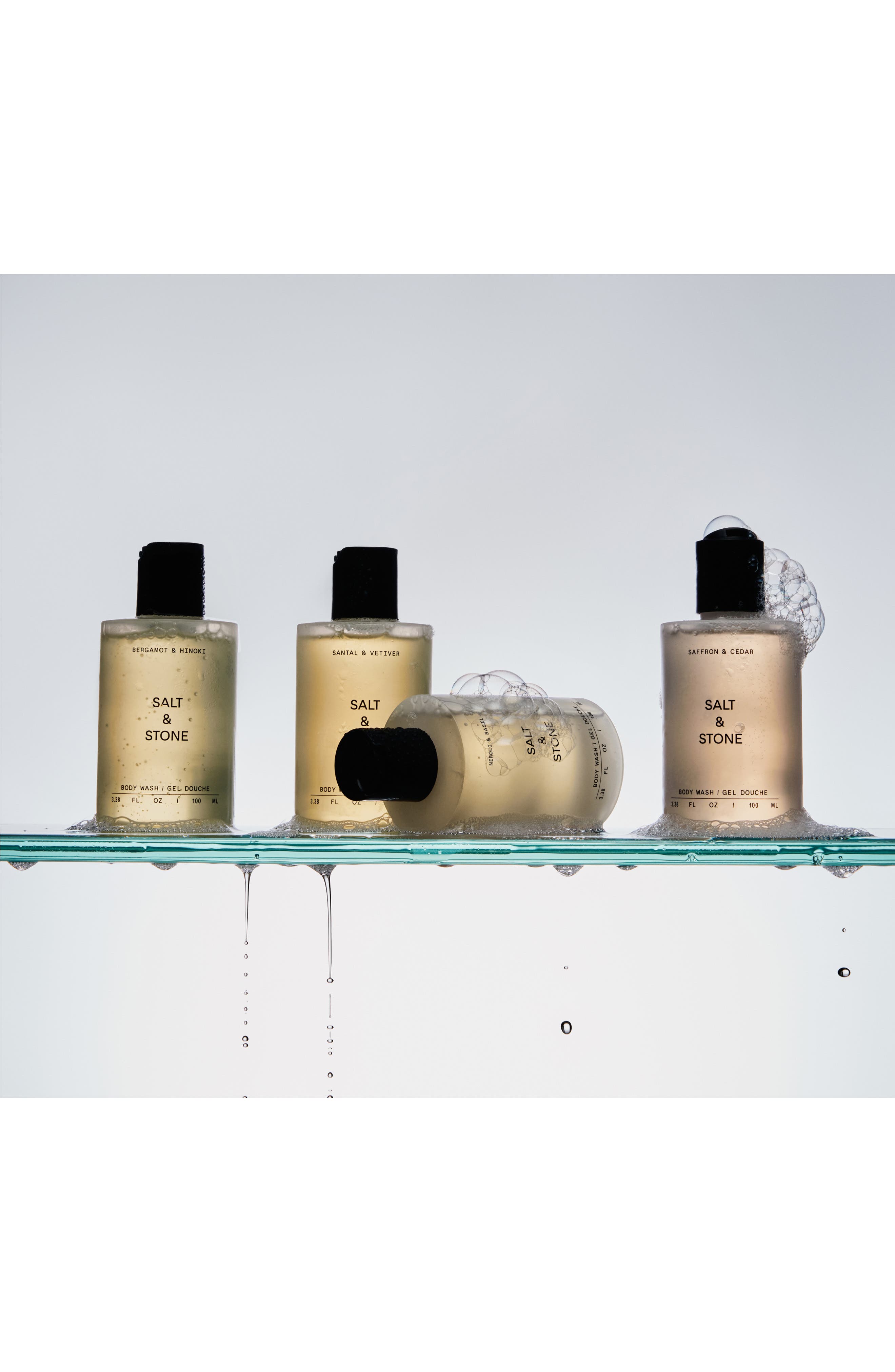Набор гелей для душа SALT & STONE Body Wash Discovery Set — фото 5