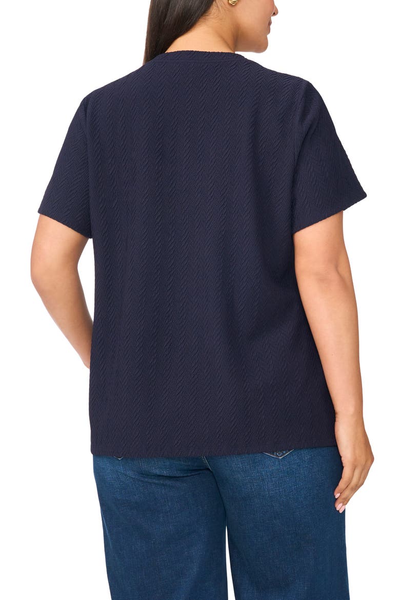 Textured T-Shirt, Alternate, color, CLASSIC NAVY