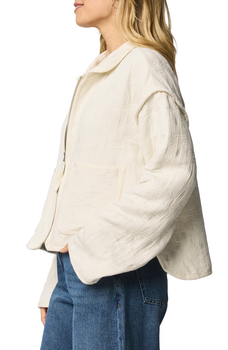 Splendid Dahlia Quilted Jacket, Alternate, color, Moonstone Grey