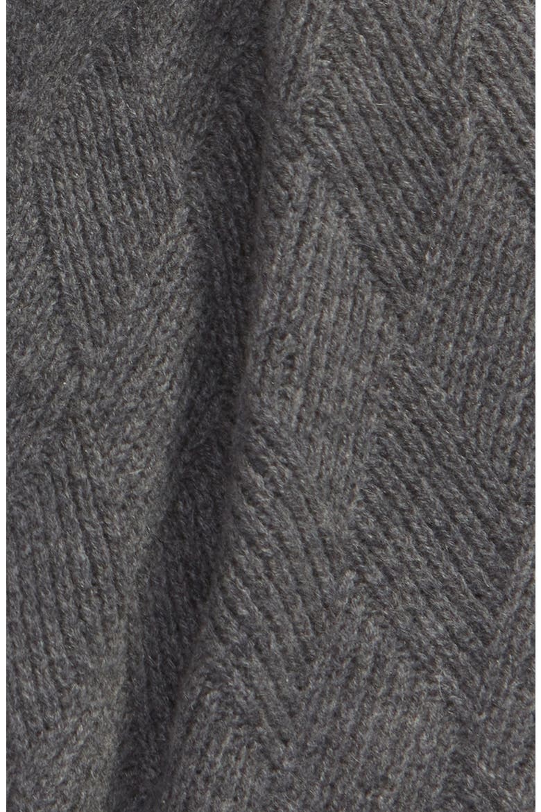 Wool & Recycled Cashmere Scarf, Alternate, color, GREY DARK HEATHER