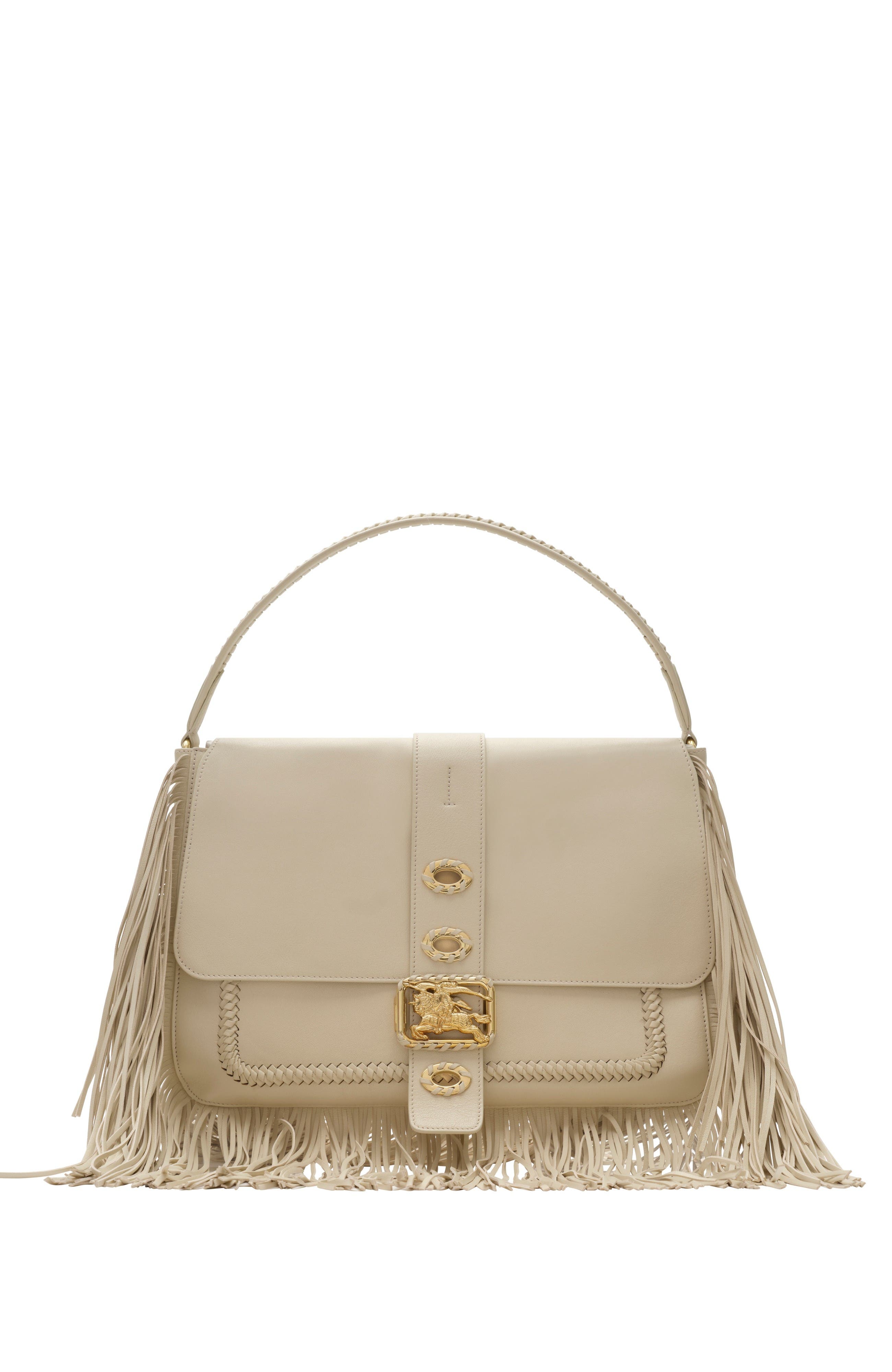 Burberry Medium Rider Bag, Main, color, Soap Beige