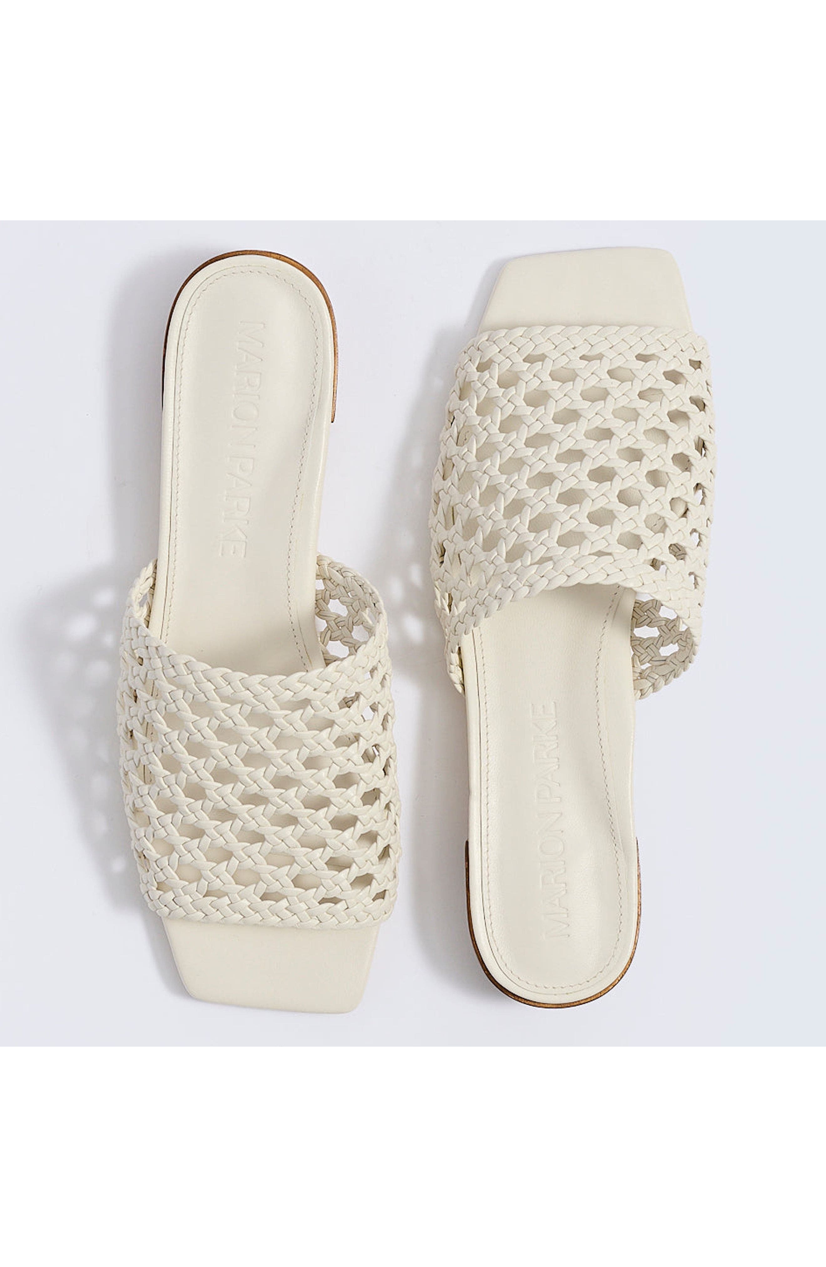 MARION PARKE Sabrina Flat Sandal Nappa, Alternate, color, 