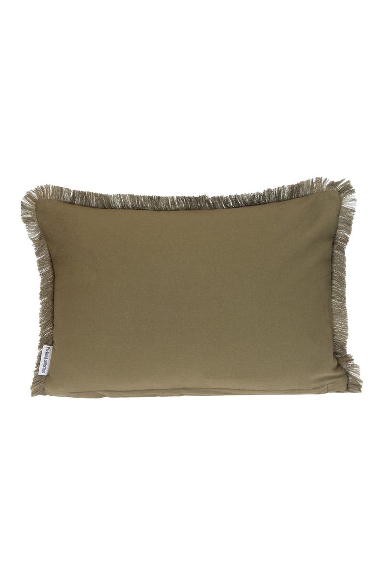 Stripe Accent Pillow, Alternate, color, GREEN