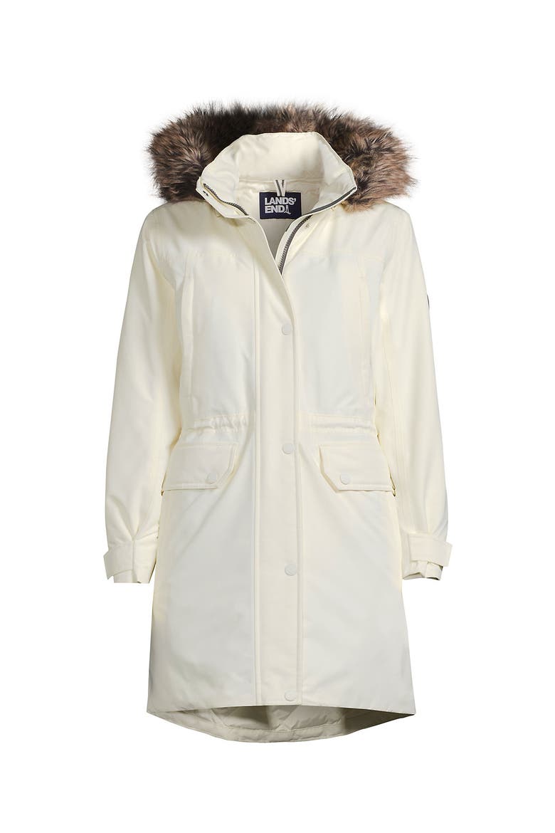 Plus Size Expedition Down Waterproof Winter Parka, Alternate, color, Ivory