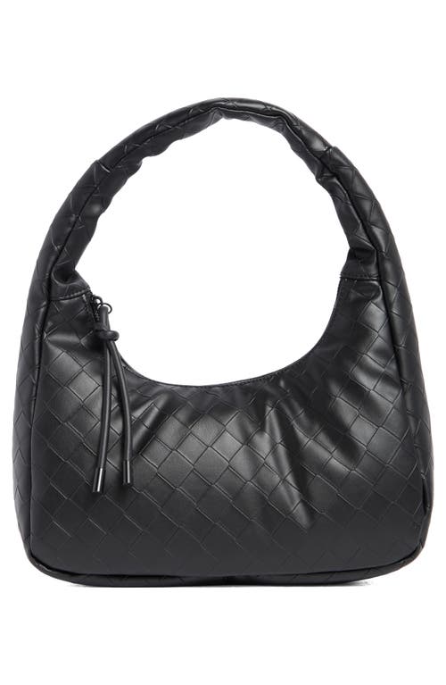 Steve Madden Embossed Shoulder Bag In Black