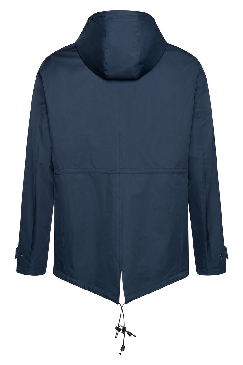Hooded Windbreaker Jacket, Alternate, color, DARK NAVY