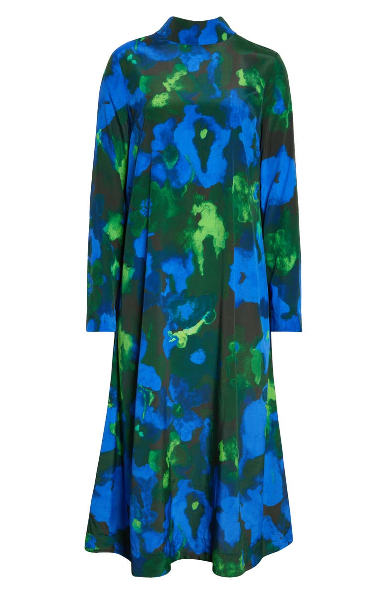 Stine Goya Millie Floral Long Sleeve Silk Blend Dress, Alternate, color,