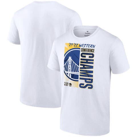 Men's Fanatics Branded White Golden State Warriors 2022 Western Conference Champions Big & Tall Locker Room T-Shirt