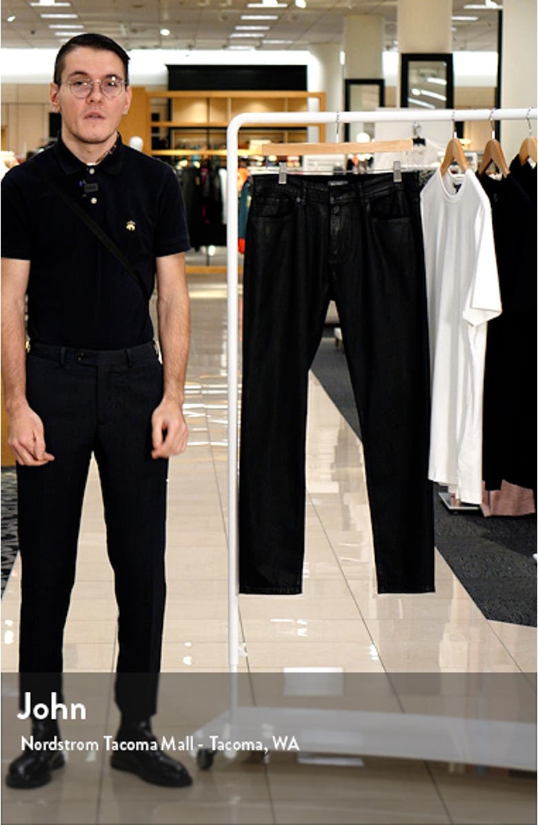 Theo Coated Relaxed Tapered Jeans, sales video thumbnail