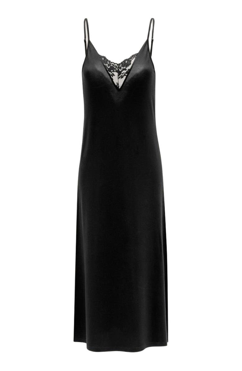 Togas Diletta Women's Nightdress, Alternate, color, Black