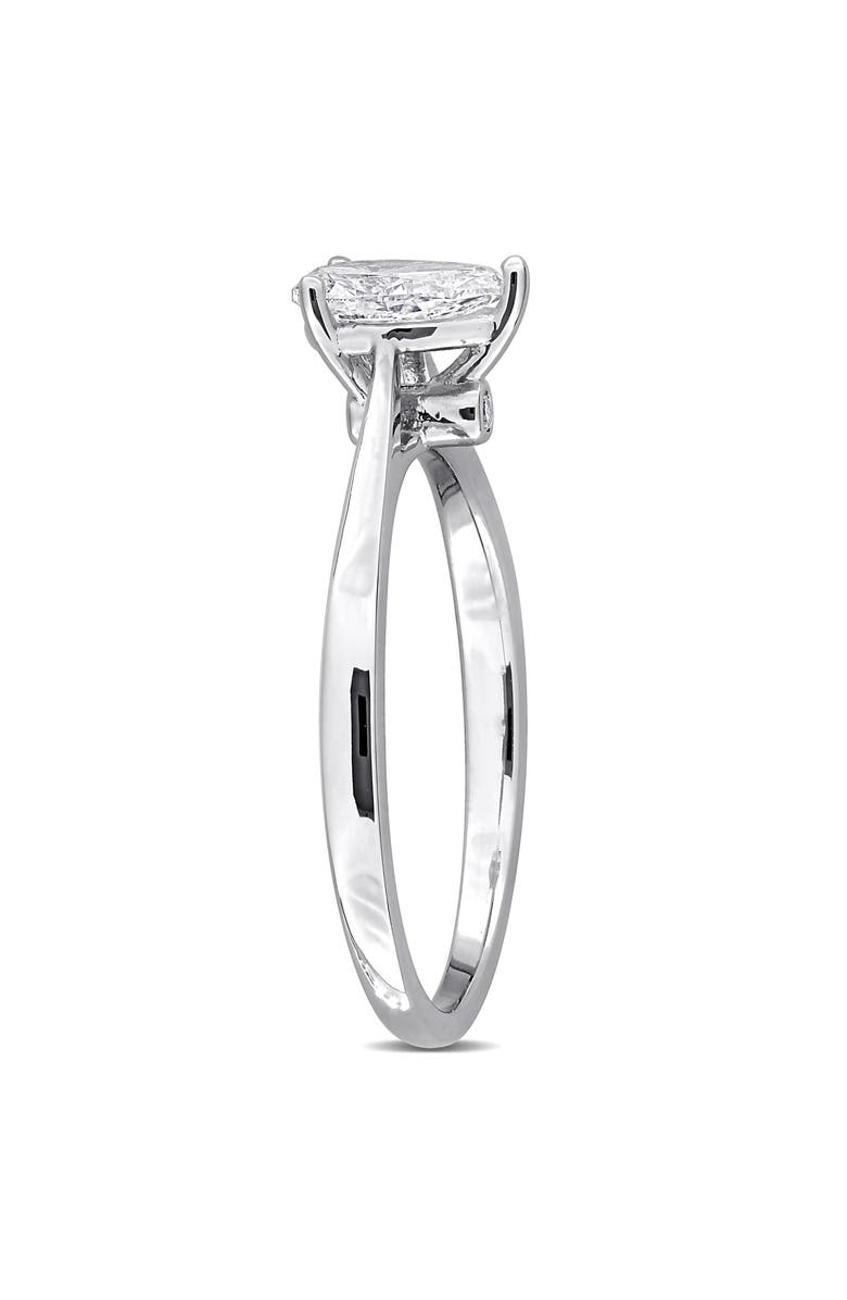 Created Forever Pear Lab Grown Diamond Solitaire Ring, Alternate, color, 