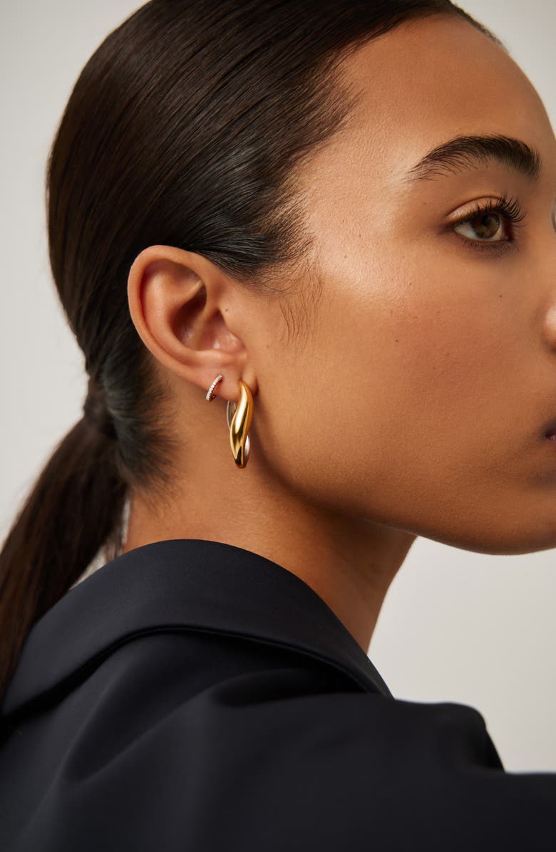 Missoma Savi Signature Large Hoop Earrings, Alternate, color, 