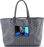 Pre-Owned Goyard Saint Louis Tote Printed Coated Canvas PM