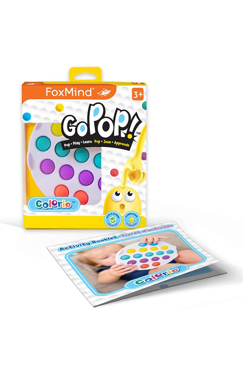 FoxMind Games Go Pop! Colorio The Original and Ingenious Tactile Game, Alternate, color, Multicolored