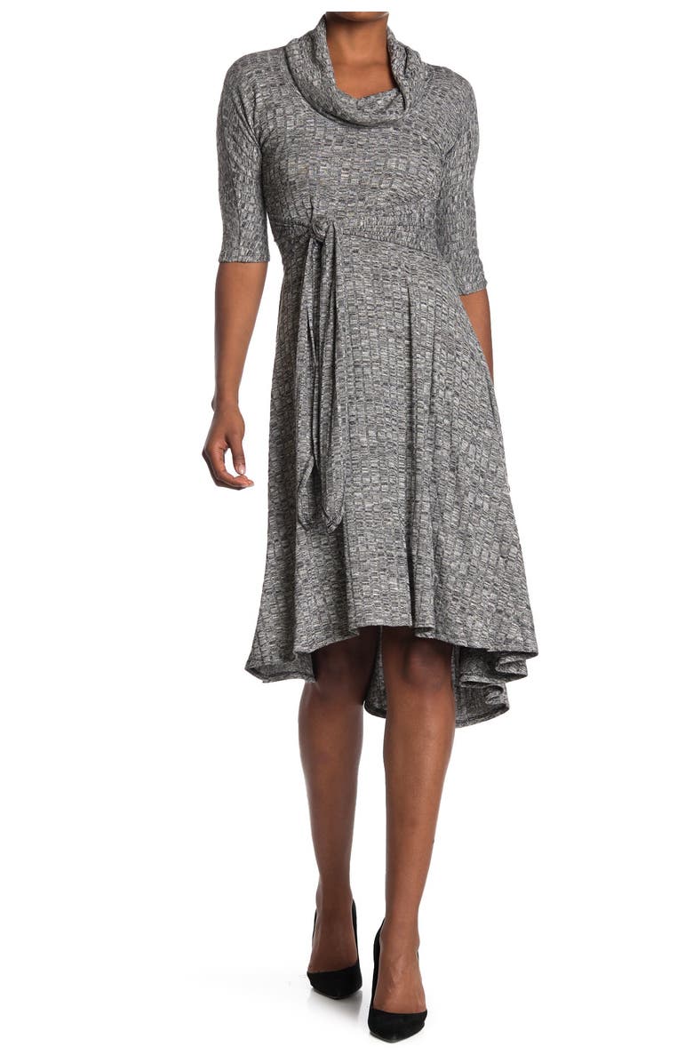 Robbie Bee Elbow Sleeve Midi Dress, Main, color, 