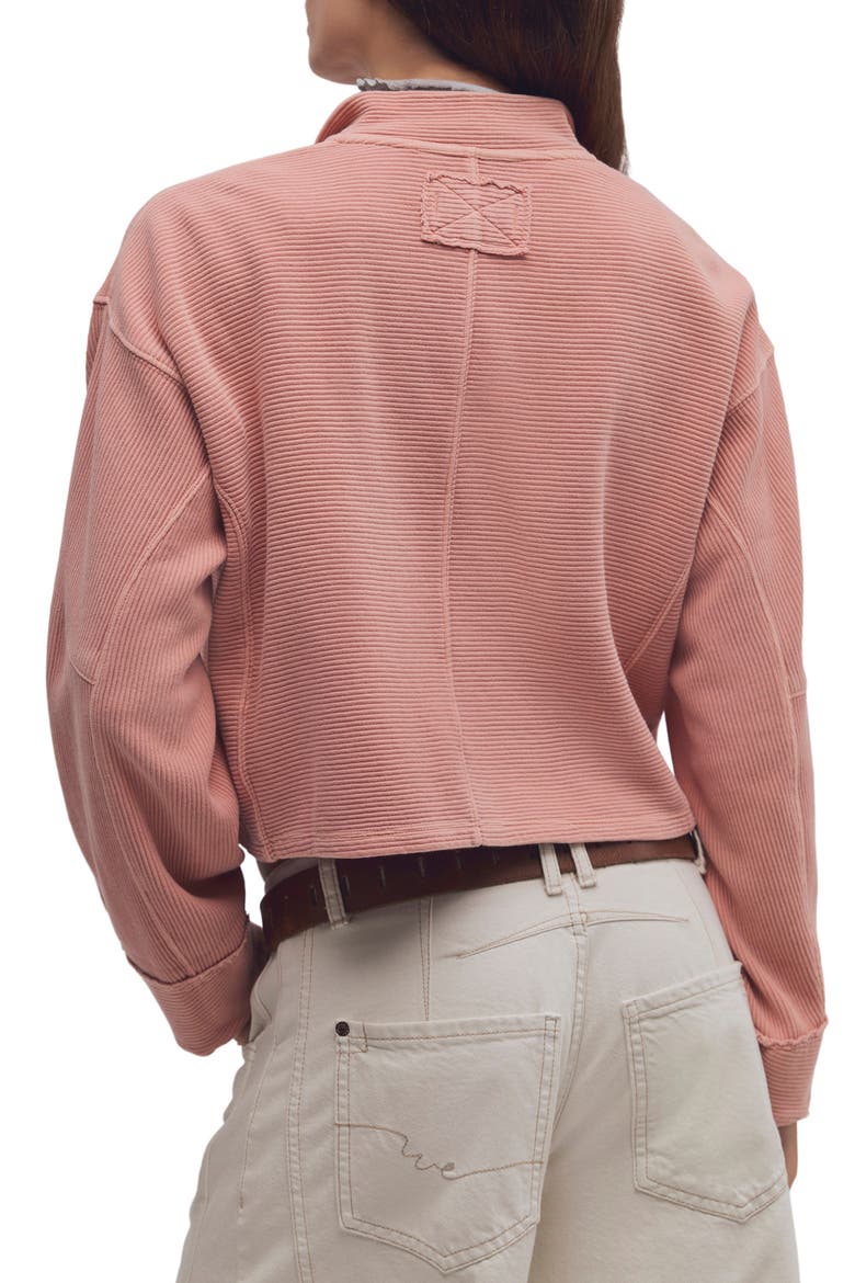 We The Free Celeste Quarter-Zip Pullover, Alternate, color, CORAL PINK