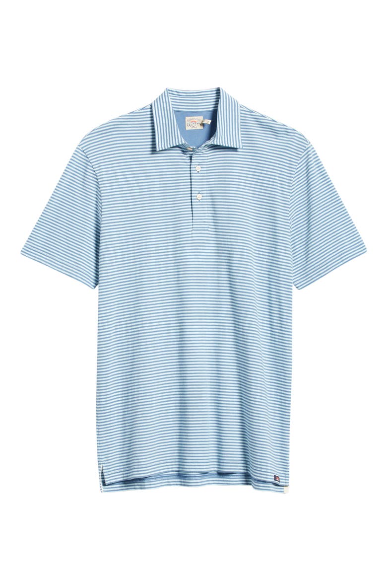 Retreat Stripe Polo, Alternate, color, AQUA SPRINGS STRIPE