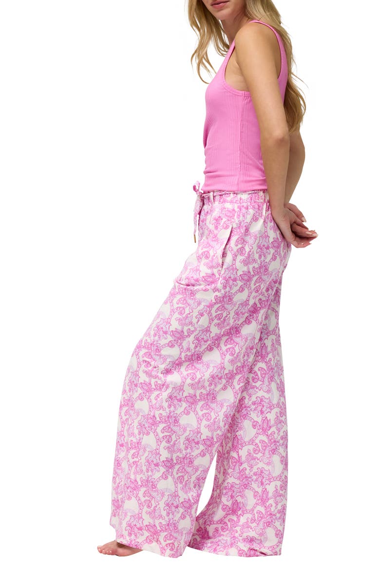 Coastal Cozy Pajamas, Alternate, color, PINK LADY PAISLEY