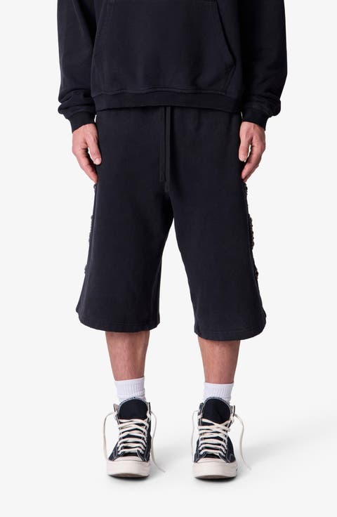 Mojave Studded Cotton Sweatshorts