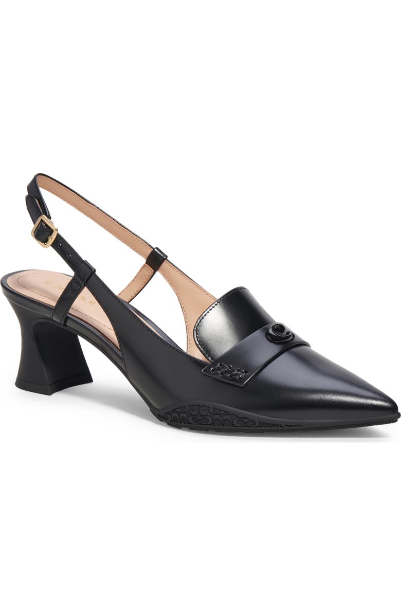 COACH Nikola Pointed Toe Slingback Pump, Main, color,