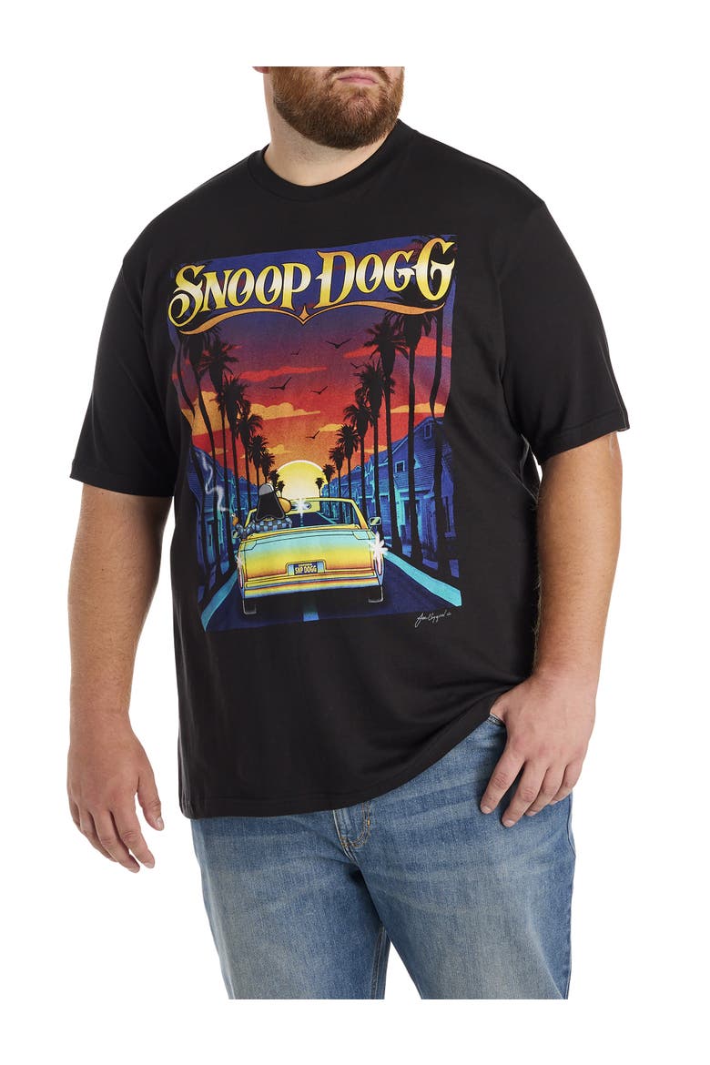 Big & Tall Snoop California Cruise Graphic Tee, Main, color, BLACK
