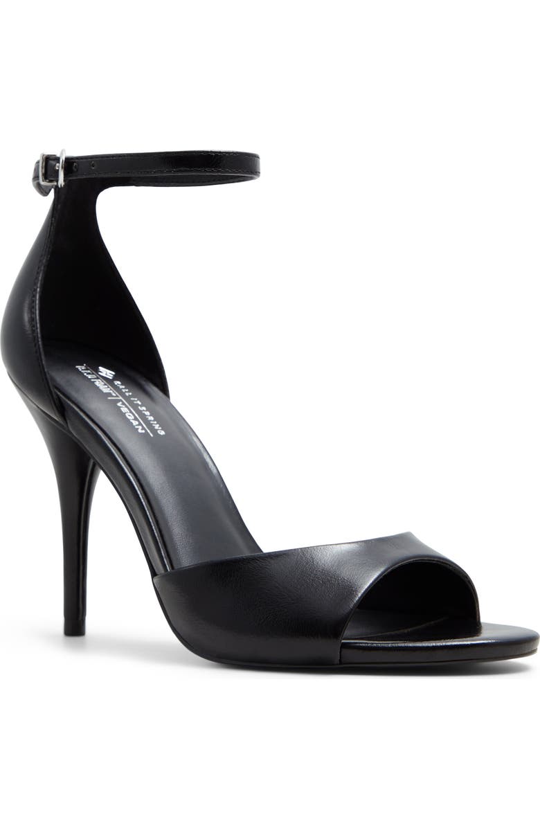 Call It Spring By Aldo Kimbra Ankle Strap Sandal, Main, color, Black
