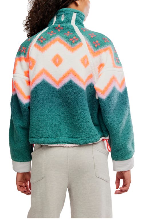 Free People Mountain High Quarter Zip In Multi