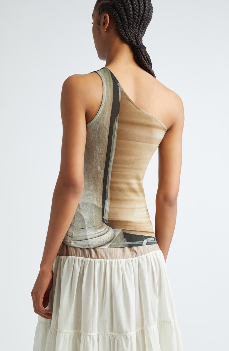 Paloma Wool Colu Construction Print One-Shoulder Top, Alternate, color, 