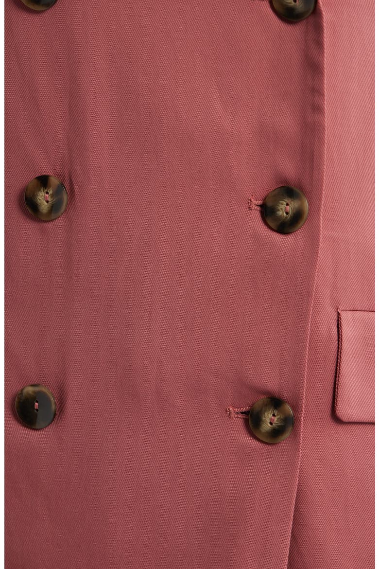 Anthony Double Breasted Longline Blazer, Alternate, color, LIPSTICK