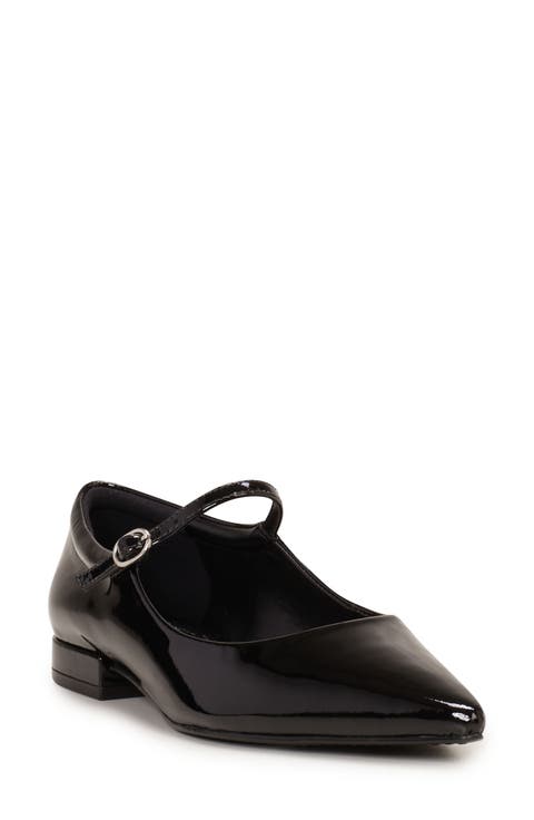 Eloise Mary Jane Pointed Toe Flat (Women)