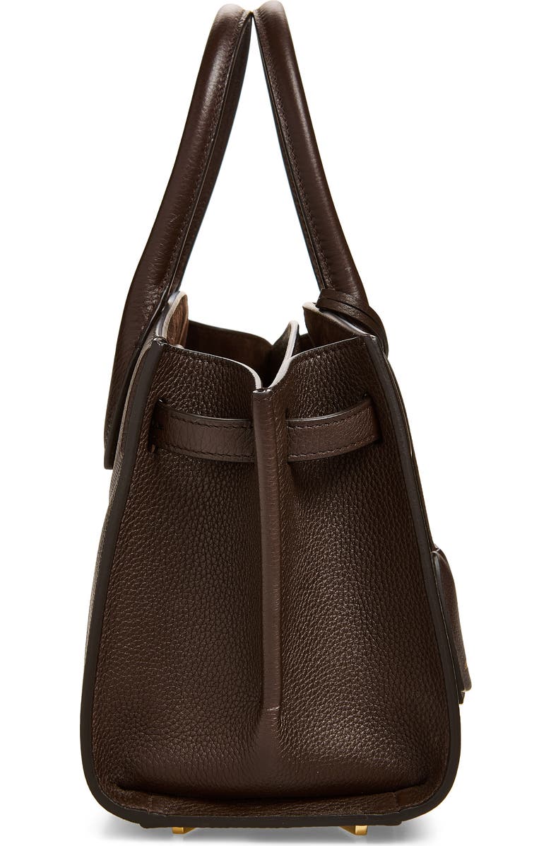 FERRAGAMO Small The Studio Soft Leather Top Handle Bag, Alternate, color, Testa Di Moro