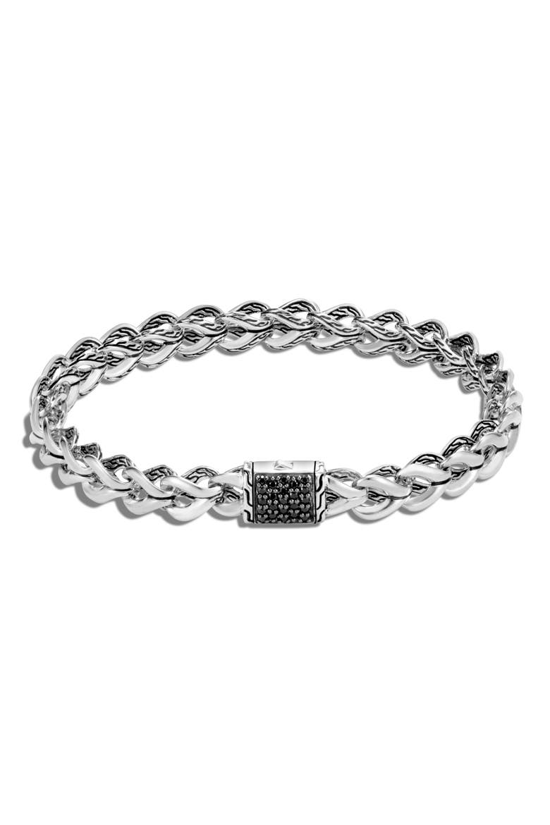 Asli Classic Chain Black Sapphire Bracelet, Alternate, color, BLACK SAPPHIRE