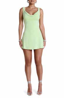 Naked Wardrobe Smooth Stretch Jersey Minidress